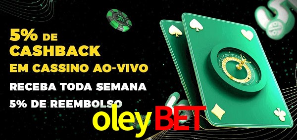 Promoções do cassino ao Vivo oleybet